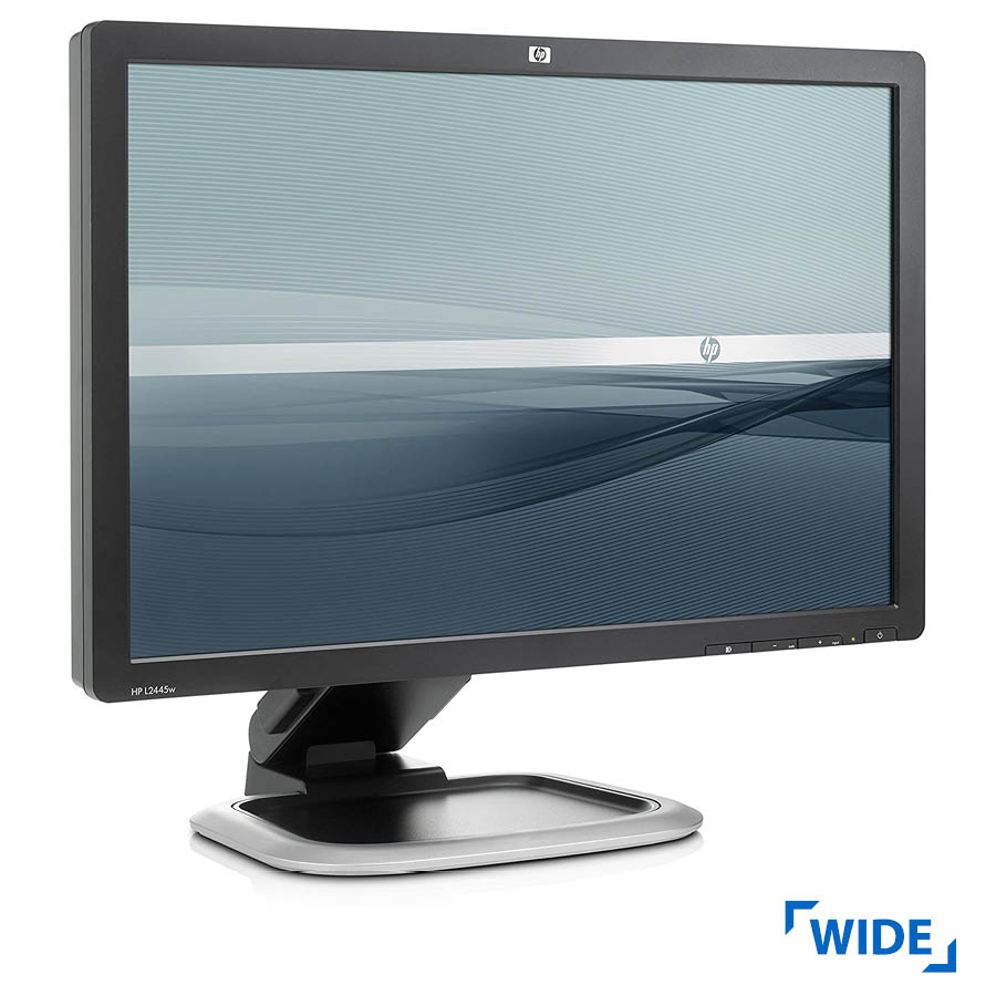 Used Monitor LP2445w TFT/HP/24"/1920x1200/wide/Silver/Black/D-SUB & DVI-D  & USB Hub