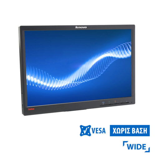 Used Monitor LT1952pw TFT/Lenovo/19"/1440x900/Wide/No Stand/Black/VGA & DVI-D & DP