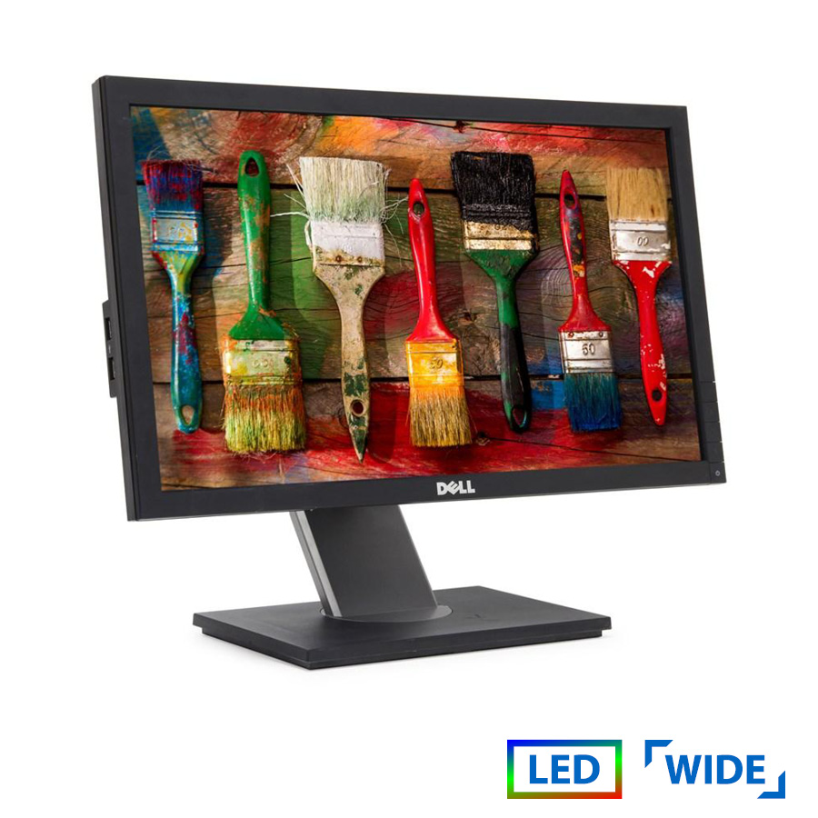 Used Monitor P2011HT LED/DELL/20"/1600x900/Wide/Silver/Black/Grade B/D-SUB & DVI-D