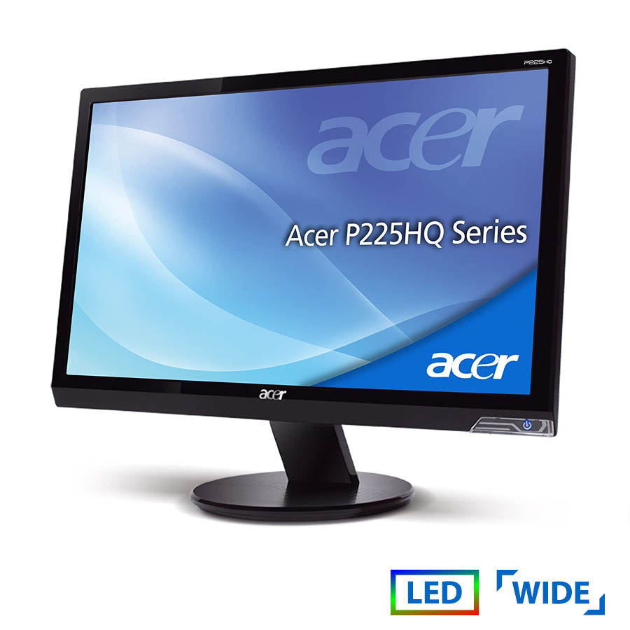 Used Monitor P225HQLbd LED/Acer/22"/1920x1080/wide/Black/VGA&DVI-D
