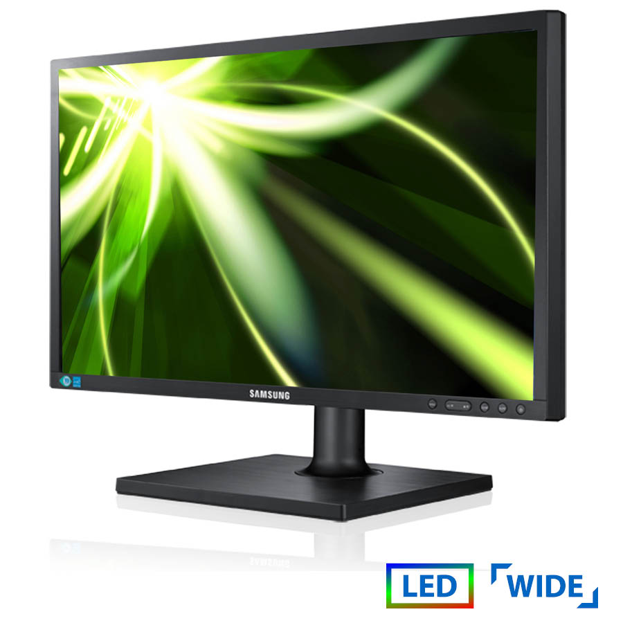 Used Monitor S24C450BW LED/Samsung/24"/1920x1080/Wide/Black/D-SUB & DVI