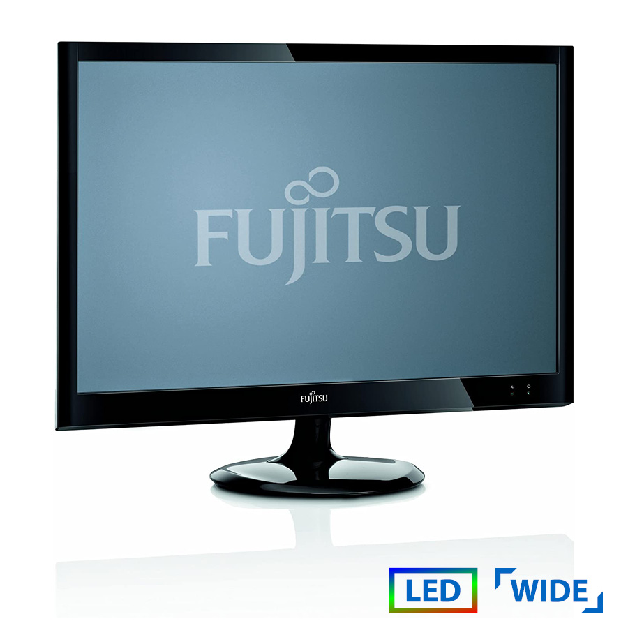 Used Monitor SL22W-1 LED/Fujitsu /22"/1680x1050/wide/Black/Grade B/VGA&DVI-D