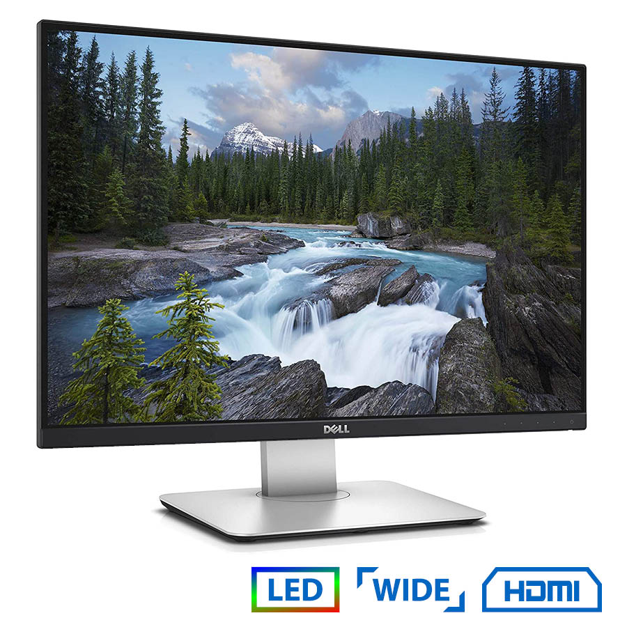 Used Monitor U2415 LED/Dell/24"/1920x1200/wide/Silver/Black/Grade B/2xHDMI & DP& miniDP& USB3.0 HUB