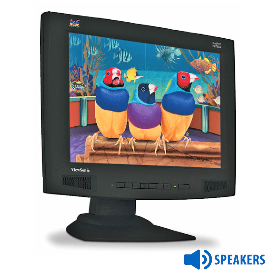 Used Monitor VP201MB1 TFT/ViewSonic/20"/1600x1200/Black/w/Speakers/D-SUB & DVI-D