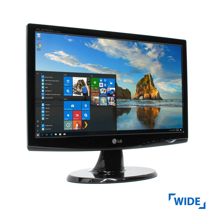 Used Monitor W1943SB TFT/LG/19"/1366x768/wide/Black/Grade B/VGA