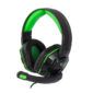 Venom Ακουστικό με μικρόφωνο gaming πράσινο EGH380
