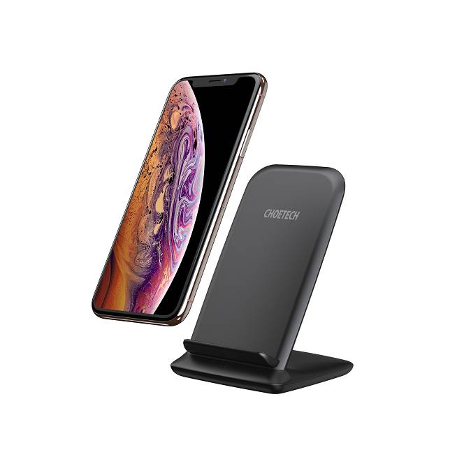 Wireless Qi Charging Holder - 10W - Black