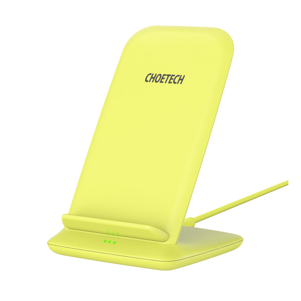 Wireless Qi Charging Holder - 10W - Yellow