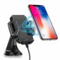 Wireless smartphone charger holder for in the car - 10 Watt - 360 degrees rotatable - Black