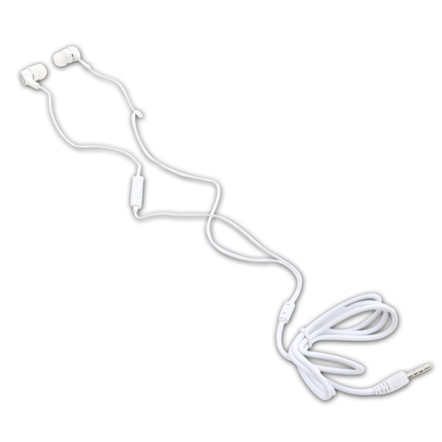 Ακουστικό Fiesta + Mic mini jack XT-7210 λευκό