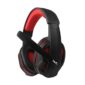 Ακουστικό Gaming μαύρο κόκκινο Hvt AHP-881