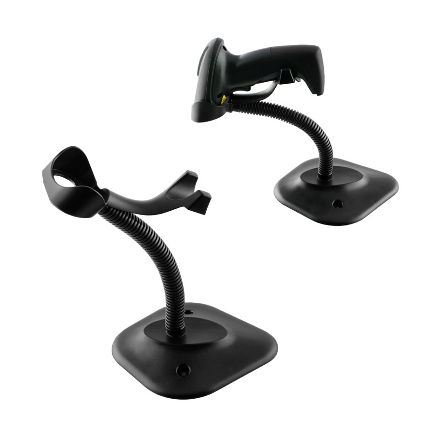 Βάση στήριξης γραφείου BARCODE SCANNER UNIVERSAL με βραχίωνα μαύρη