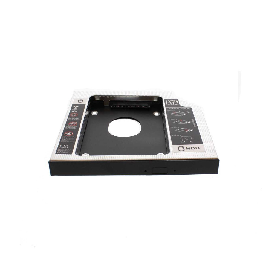 Θήκη σληρού δίσκου HDD (Caddy) 9.5mm RACK-CADDY/HDD/12.7-02BK