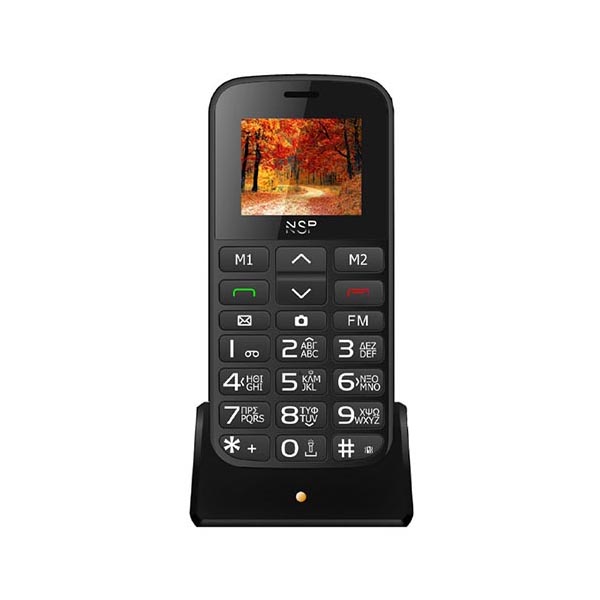 Κινητό NSP 2000DS 1.8" Dual Sim Μαύρο