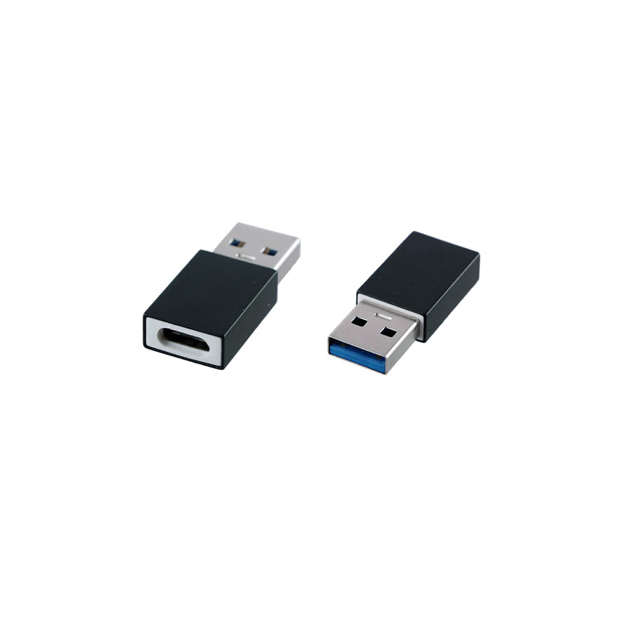 Μετατροπέας TYPE C FEMALE TO USB 2.0 MALE 2.4A BLACK NSP