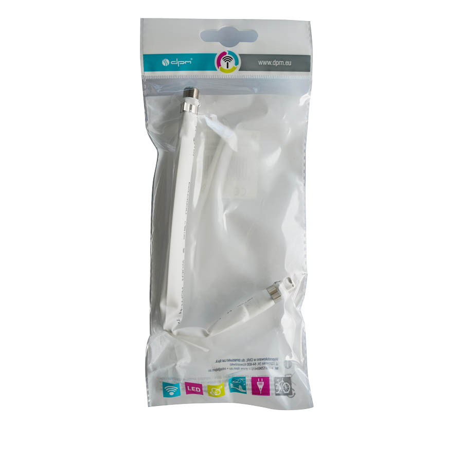 Μούφα F παραθύρου 20cm Λευκό BMF30