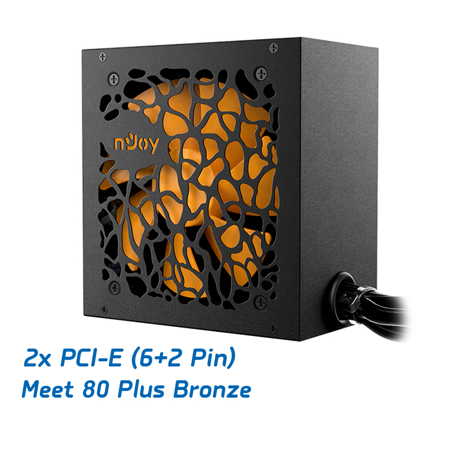 Τροφοδοτικό Astro 550W ATX PFC Active 80Plus Bronze 12cm Orange Fan