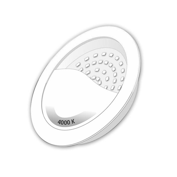 ΦΩΤΙΣΤΙΚΟ DOWNLIGHT ΣΤΡΟΓΓΥΛΟ LED 24W 6500k 01.6081 COM