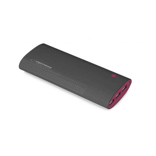Φορητός Φορτιστής 13800mA μαύρο/κόκκινο  Power Bank