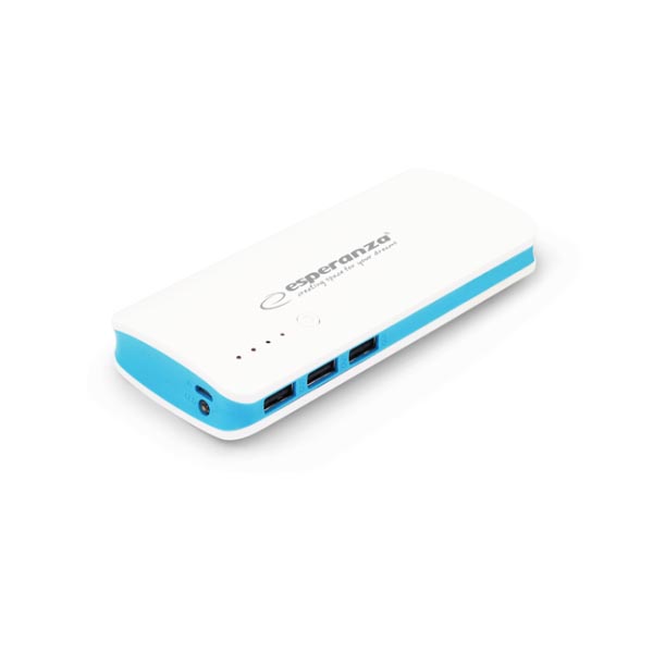 Φορητός Φορτιστής 8000mA Power Bank άσπρο/μπλε