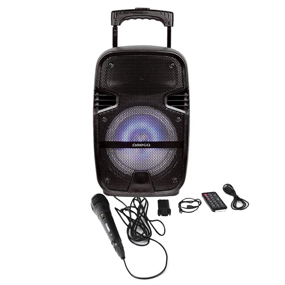 Φοριτό Ηχείο Bluetooth 20W Karaoke με Μικρόφωνο Omega OG83