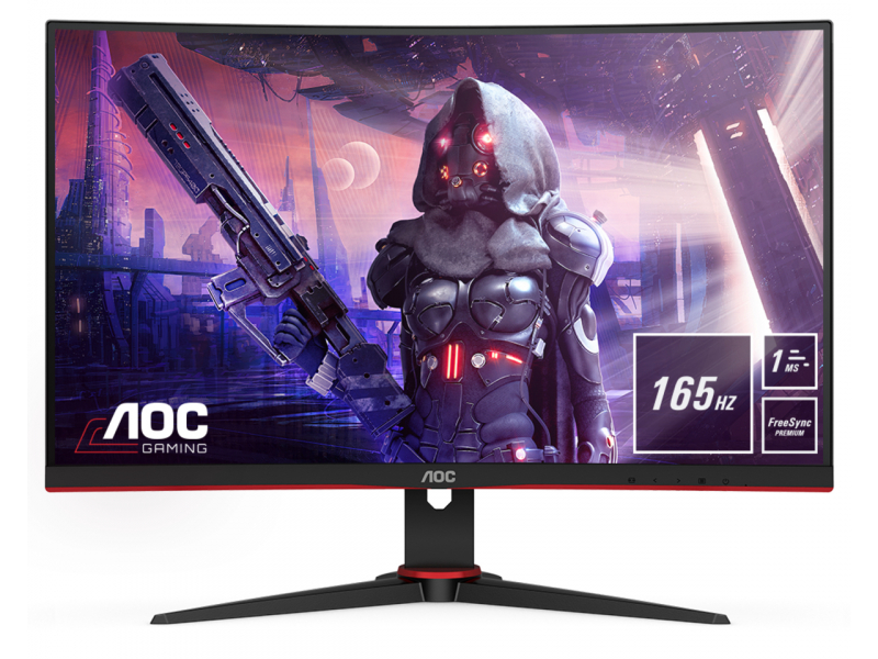 AOC 68.6 cm (27inch) -Full HD - LED - 1 ms - Black - Red C27G2AE