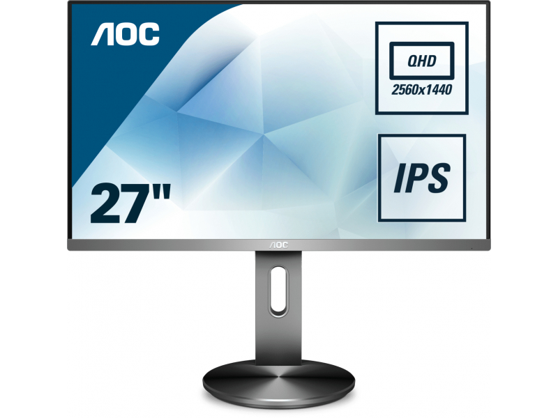 AOC 68,6cm (27) Q2790PQE 1609 2xHDMI+DP+USB grey Q2790PQE