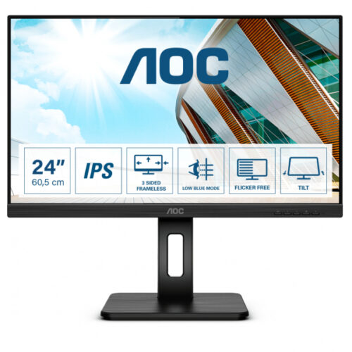 AOC P2 60.5 cm (23.8inch) - Full HD - LED Black 24P2Q