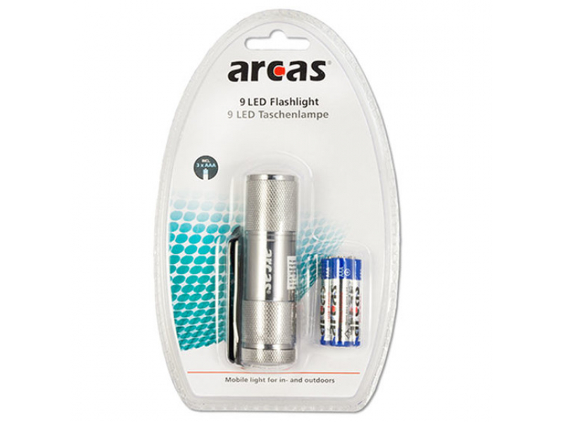 ARCAS 9 LED Torch (1 Pcs.)