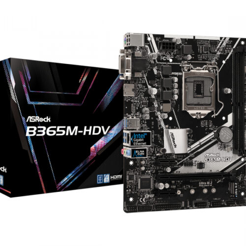 ASROCK B365M-HDV (1151-v2) (D)90-MXB9R0-A0UAYZ