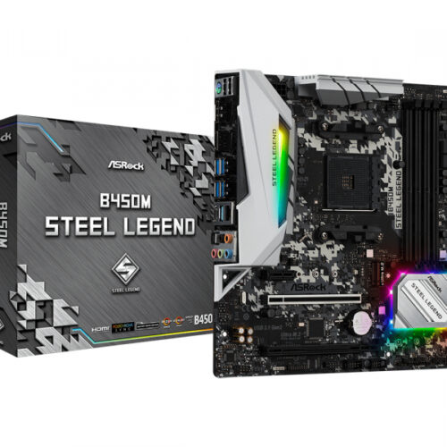 ASROCK B450M STEEL LEGEND Motherboard micro ATX 90-MXB9Y0-A0UAYZ
