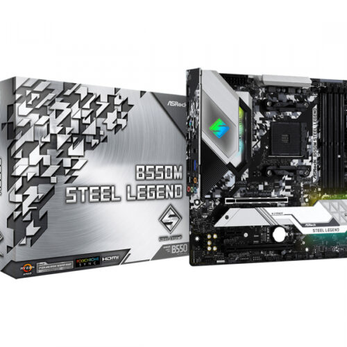 ASROCK B550M STEEL LEGEND AMD Socket AM4 90-MXBCU0-A0UAYZ