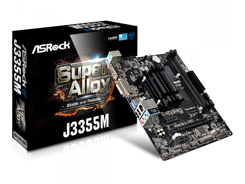 ASROCK J3355M (Intel CPU onboard) (D)90-MXB460-A0UAYZ