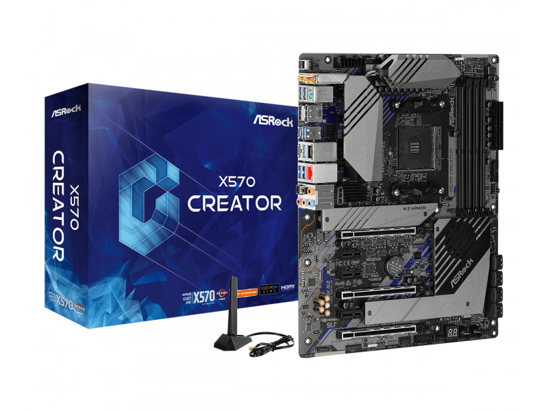 ASROCK X570 Creator (AM4) (D)90-MXBAW0-A0UAYZ
