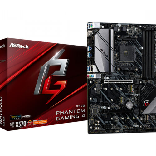 ASROCK X570 Phantom Gaming 4 Motherboard ATX Socket AM4 90-MXBAU0-A0UAYZ