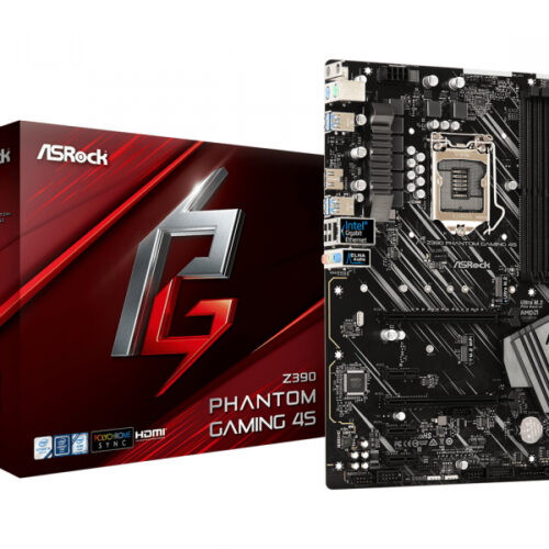 ASROCK Z390 PHANTOM GAMING 4S Motherboard ATX Socket 90-MXBA90-A0UAYZ
