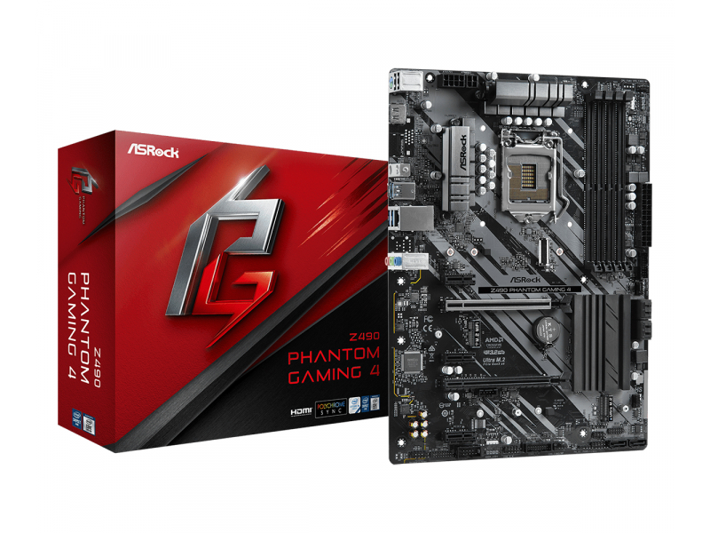 ASROCK Z490 Phantom Gaming 4 90-MXBC60-A0UAYZ