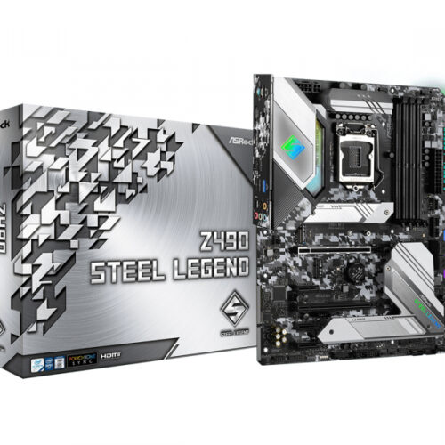 ASROCK Z490 STEEL LEGEND Motherboard ATX LGA1200-Sockel 90-MXBC10-A0UAYZ