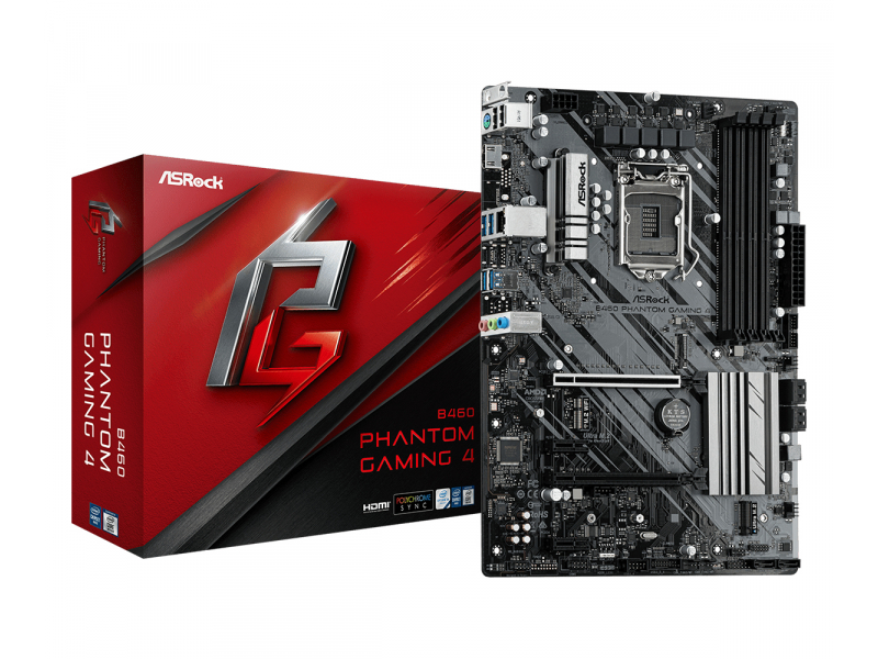 ASRock B460 Phantom Gaming 4 90-MXBCP0-A0UAYZ