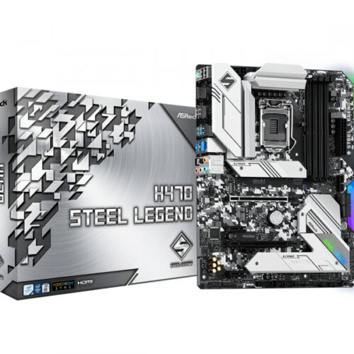 ASRock H470 Steel Legend Motherboard ATX LGA1200-Sockel 90-MXBCK0-A0UAYZ
