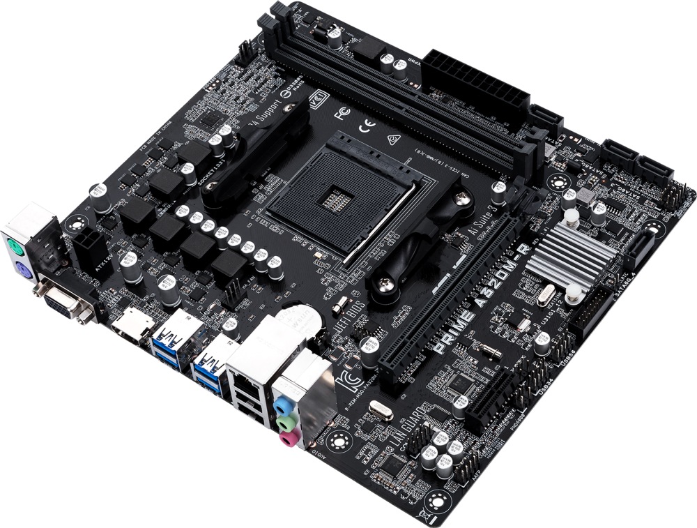 ASUS PRIME A320M-R (BULK) (AM4) (D)90MB0XD0-M0ECY0