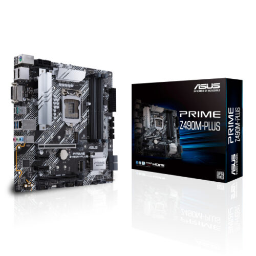 ASUS PRIME Z490M-PLUS Motherboard micro ATX LGA1200-Sockel 90MB12W0-M0EAY0