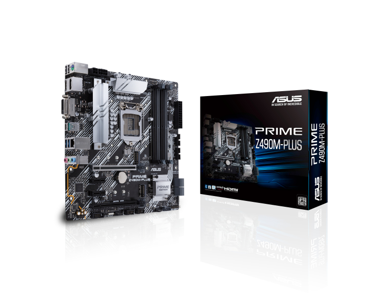 ASUS PRIME Z490M-PLUS Motherboard micro ATX LGA1200-Sockel 90MB12W0-M0EAY0