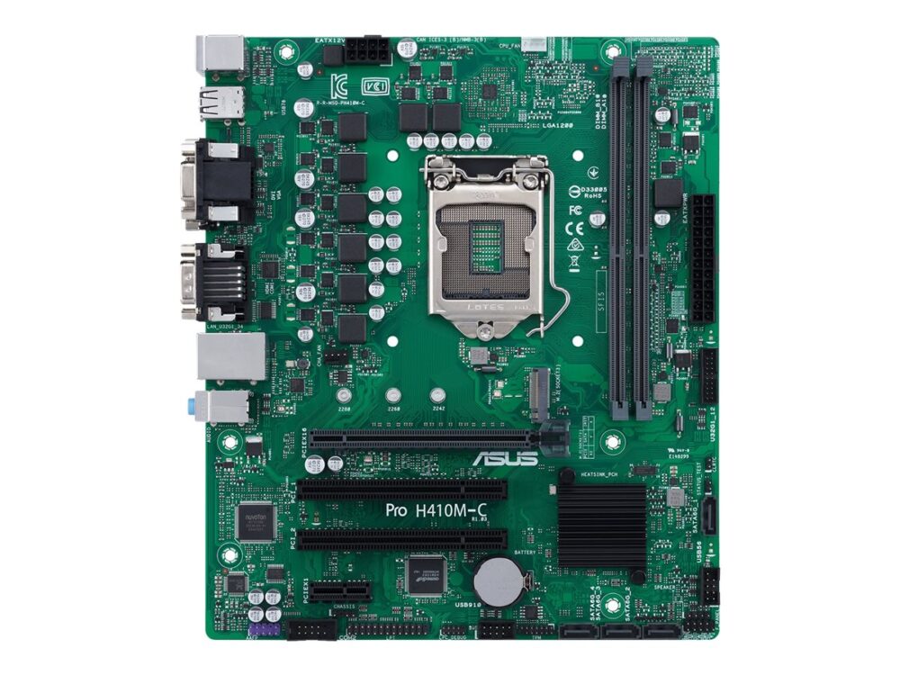 ASUS PRO H410M-C Motherboard micro ATX LGA1200-Sockel 90MB1480-M0EAYC