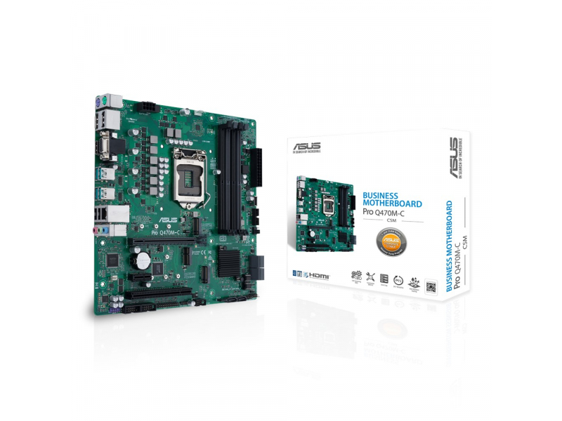 ASUS PRO Q470M-C Motherboard micro ATX LGA1200-Sockel 90MB1380-M0EAYC