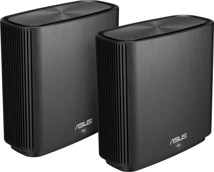 ASUS WL-Router ZenWiFi AC (CT8) AC3000 2er Set Schwarz 90IG04T0-MO3R20