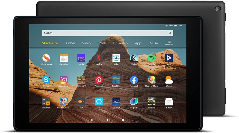 Amazon Fire HD 10 32GB Black incl. Alexa 10inch w