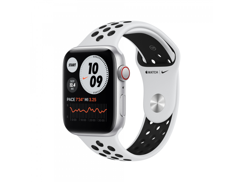 Apple Watch Nike SE Silver Aluminium 4G Sport Band DE MG083FD