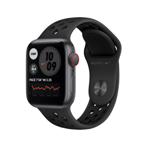 Apple Watch Nike SE Space Grey Aluminium 4G Sport Band DE MG013FD