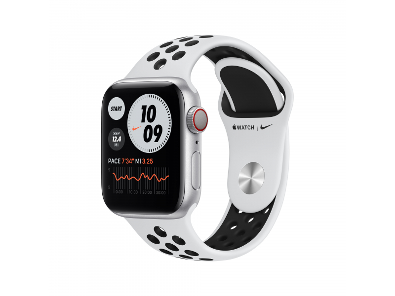 Apple Watch Nike Series 6 Silver Aluminium Sport DE M07C3FD